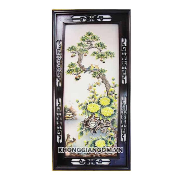 Bộ tranh tứ quý 4 mùa đắp nổi cao cấp - Ảnh 6