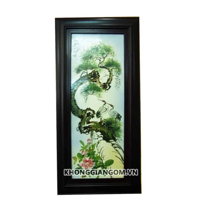 Bộ tranh tứ quý tùng cúc trúc mai vẽ màu - Ảnh 5