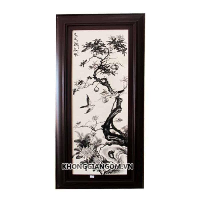 Bộ tranh tứ quý xuân hạ thu đông thủy mặc - Ảnh 3