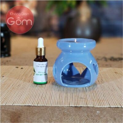 Đèn xông tinh dầu đốt nến hình tim