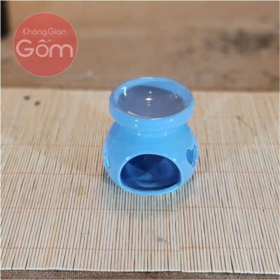 Đèn xông tinh dầu đốt nến hình tim