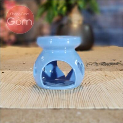 Đèn xông tinh dầu đốt nến hình tim