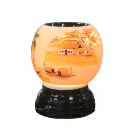 Đèn xông tinh dầu mini nhà quê