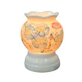 Đèn xông tinh dầu mini ba hoa