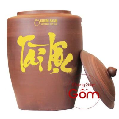 Hủ gạo gốm sứ
