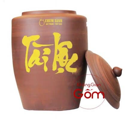 Hủ gạo gốm sứ