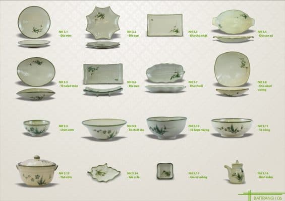 cung cấp sỉ và lẻ các mặt hàng gốm sứ