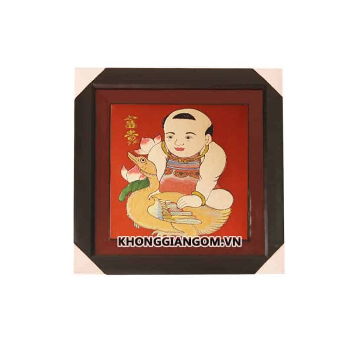 Tranh gốm Đông Hồ - Phú Quý - Ảnh 3