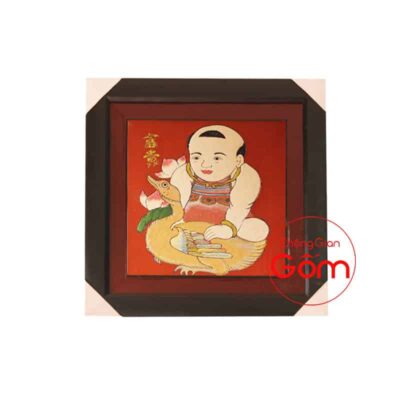 Tranh gốm Đông Hồ - Phú Quý
