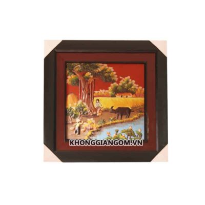 Tranh gốm Đồng Quê