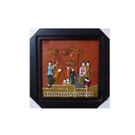 Tranh gốm Dân gian Lễ Hội