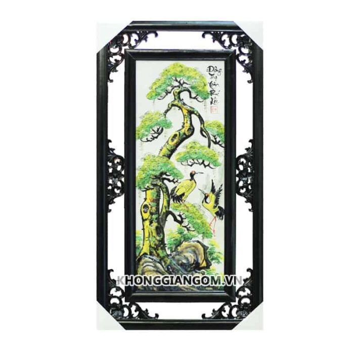 Tranh tứ quý màu 65cm - Ảnh 7