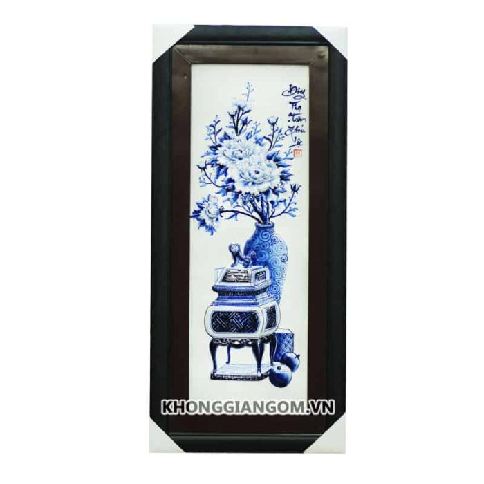 Bộ tranh tứ quý cổ đồ tràm nổi 85cm - Hình ảnh 3