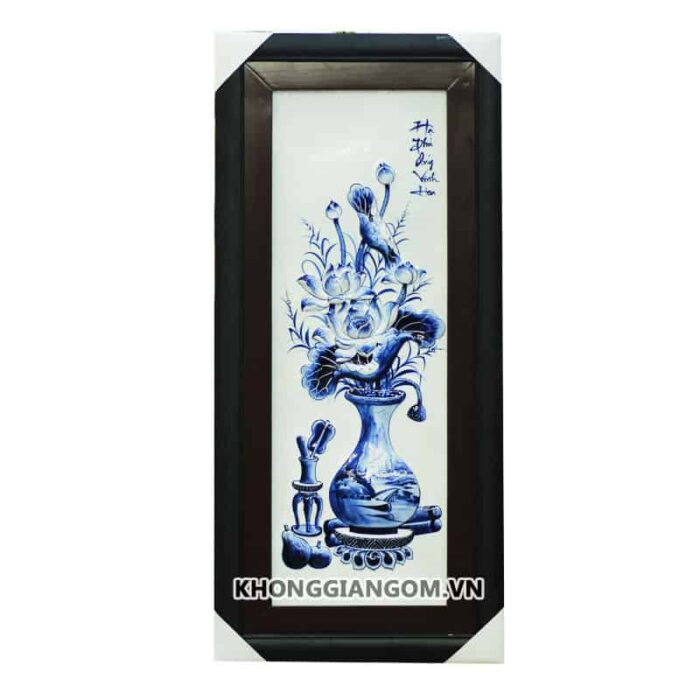 Bộ tranh tứ quý cổ đồ tràm nổi 85cm - Hình ảnh 6