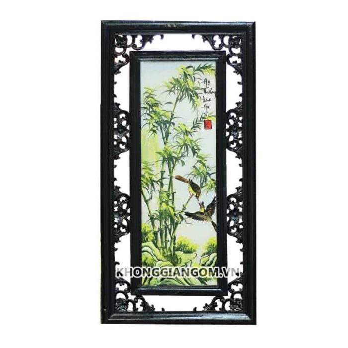 Tranh tứ cảnh 4 mùa Xuân Hạ Thu Đông 1M - Hình ảnh 5