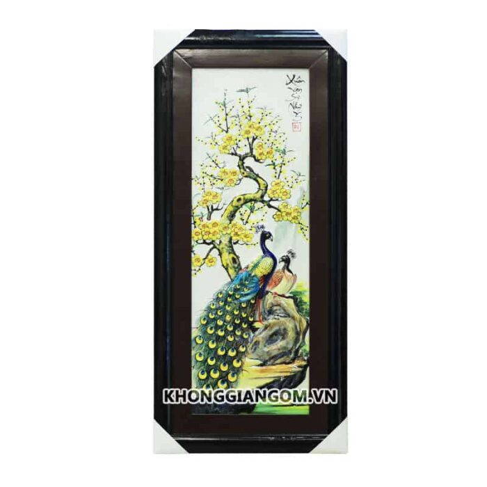 Tranh tứ quý nổi 85cm - Ảnh 5