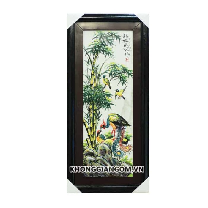Tranh tứ quý nổi 85cm - Ảnh 4