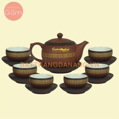 Bộ ấm trà Bát Tràng - KGG02