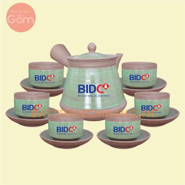 Bộ ấm trà Bát Tràng - KGG07