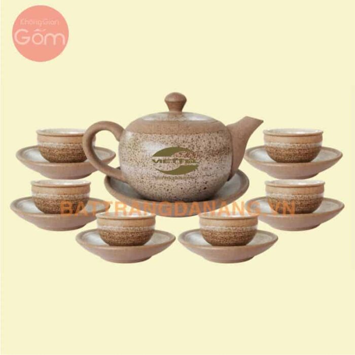 Bộ ấm trà Bát Tràng - KGG08