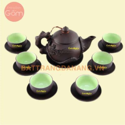 Bộ ấm trà Bát Tràng - KGG11