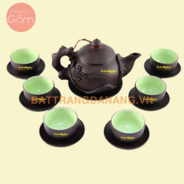 Bộ ấm trà Bát Tràng - KGG11