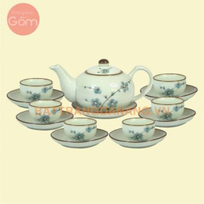 Bộ ấm trà Bát Tràng - KGG20