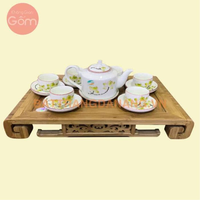Bộ ấm trà Bát Tràng - KGG21