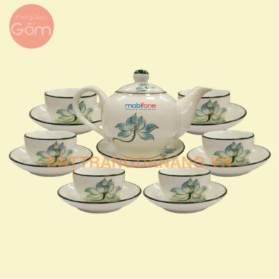 Bộ ấm trà Bát Tràng - KGG22
