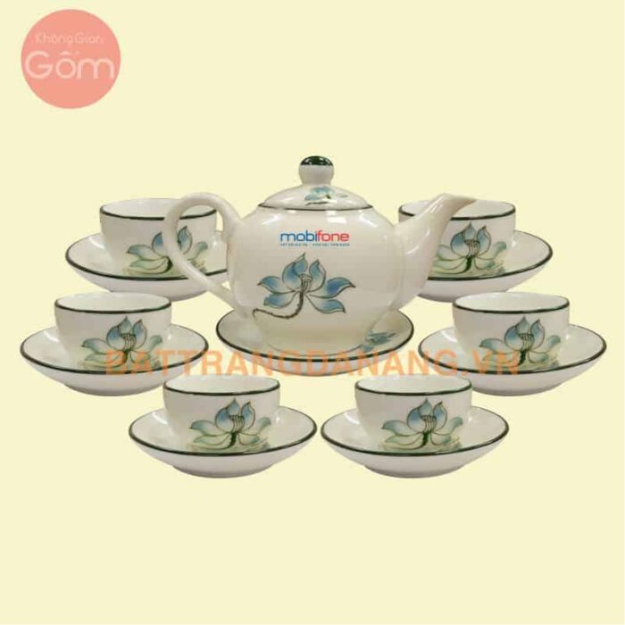 Bộ ấm trà Bát Tràng - KGG22