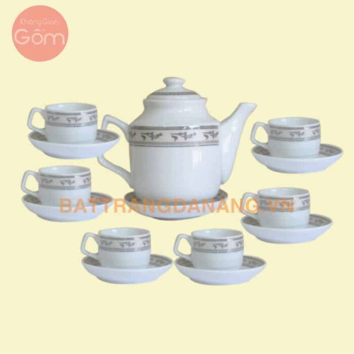 Bộ ấm trà Bát Tràng - KGG30
