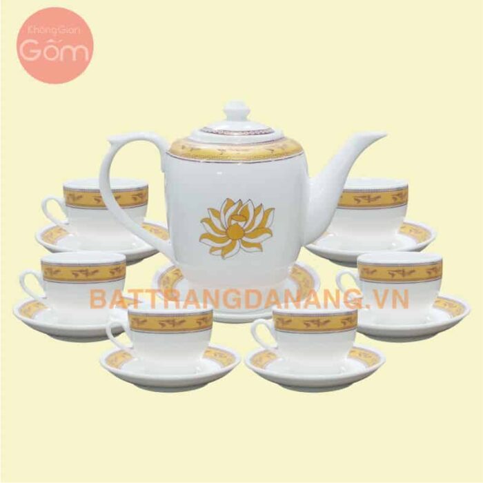 Bộ ấm trà Bát Tràng - KGG31