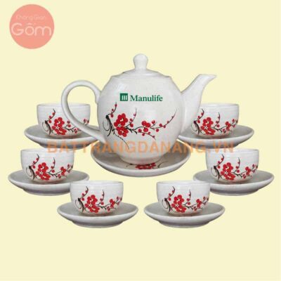 Bộ ấm trà Bát Tràng - KGG32