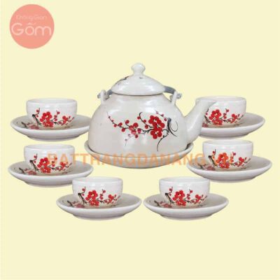 Bộ ấm trà Bát Tràng - KGG33