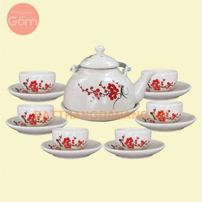 Bộ ấm trà Bát Tràng - KGG33