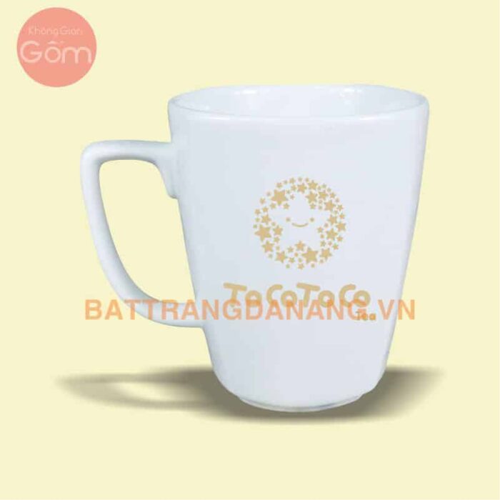 Ly sứ Bát Tràng KGG09 chất lượng in logo