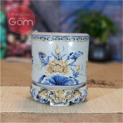 Bát hương đồ thờ men rạn