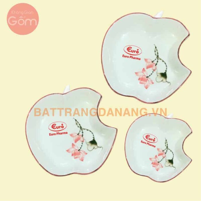 Khay mứt quả táo KGG04 in logo