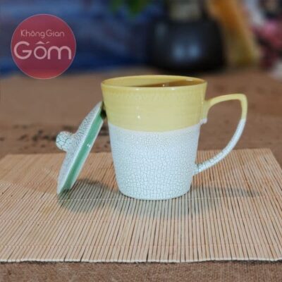 Cốc sứ to men rạn