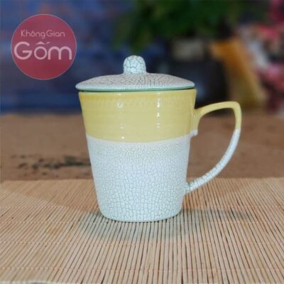 Cốc sứ to men rạn