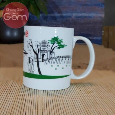 Cốc sứ vẽ tay