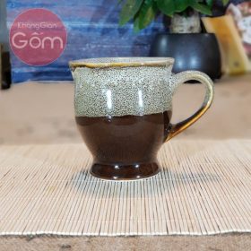 Cốc sứ eo quai to gấm