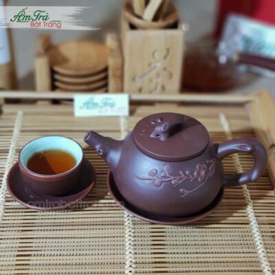 Ấm chén Bát Tràng tặng Sếp