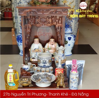 Địa chỉ bán bộ đồ thờ Thần Tài - Thổ Địa