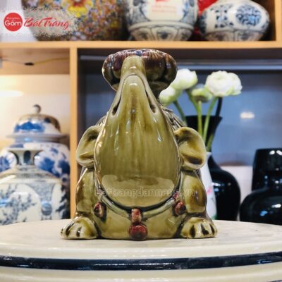 Chuột xông trầm sứ Bát Tràng