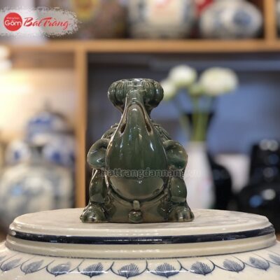 Chuột xông trầm sứ Bát Tràng