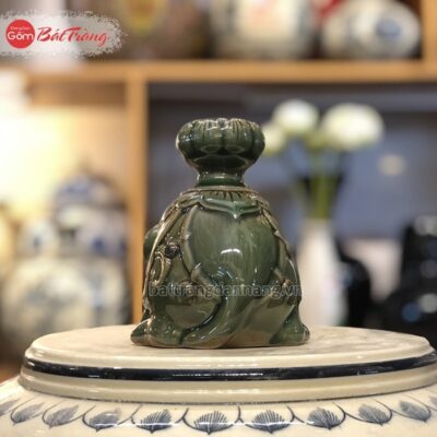 Chuột xông trầm sứ Bát Tràng