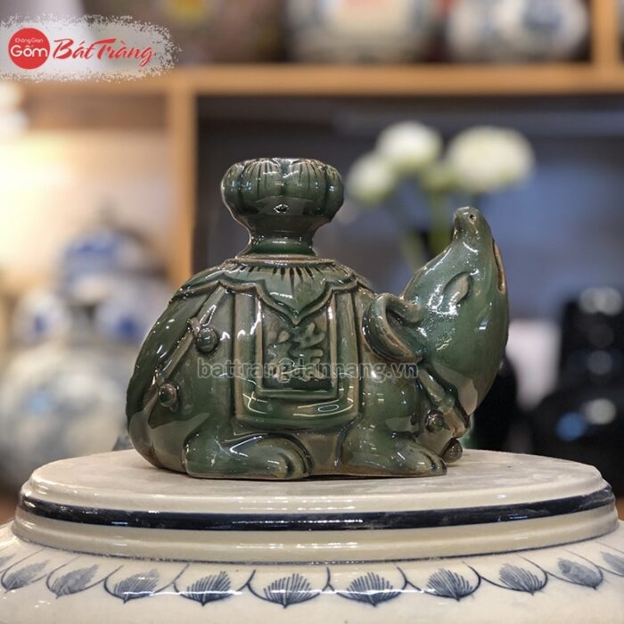 Chuột xông trầm sứ Bát Tràng