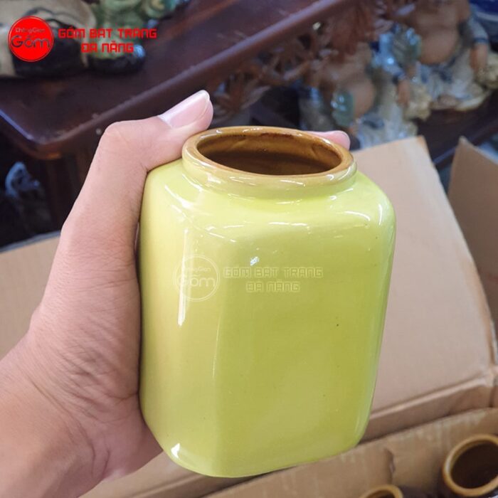 Hủ uống bia sứ Bát Tràng 400ml - Hình ảnh 4