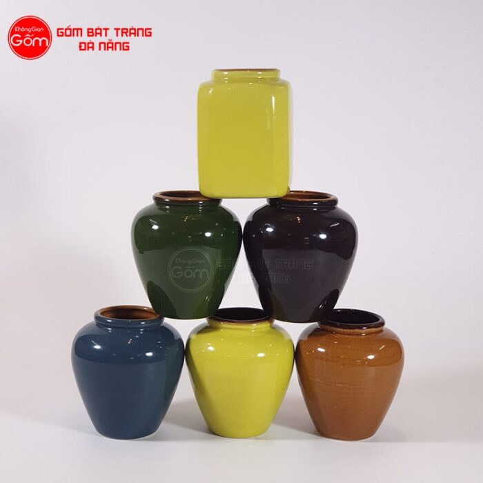 Hủ uống bia sứ Bát Tràng 400ml - Hình ảnh 5